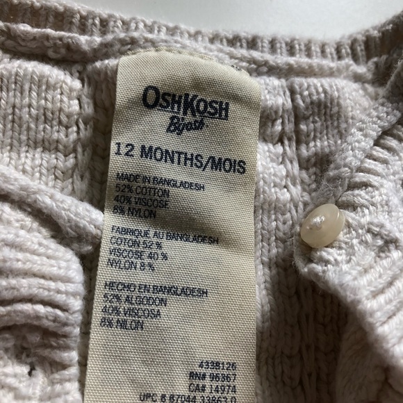 12M Girls: White Sweater - Picture 4 of 4